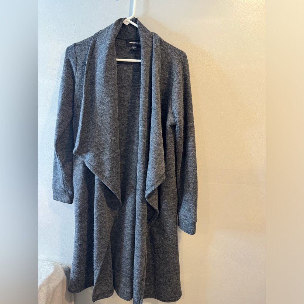 Fifteen Twenty Cardigan Women's Size Small, Gray